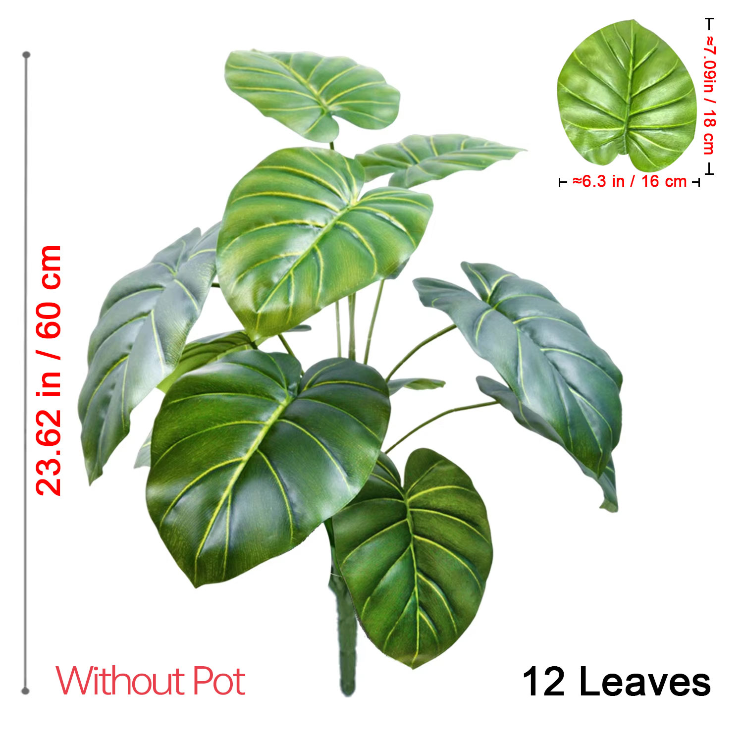 1 szt. 60-105 cm Realistyczna  – Monstera Adansonii recenzja i cena