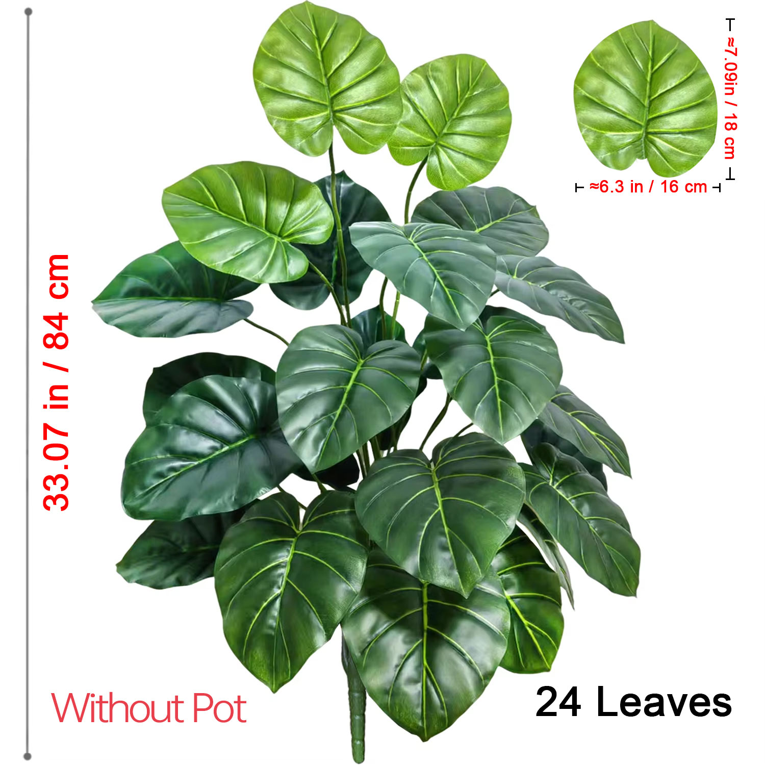 1 szt. 60-105 cm Realistyczna  – Monstera Adansonii recenzja i cena