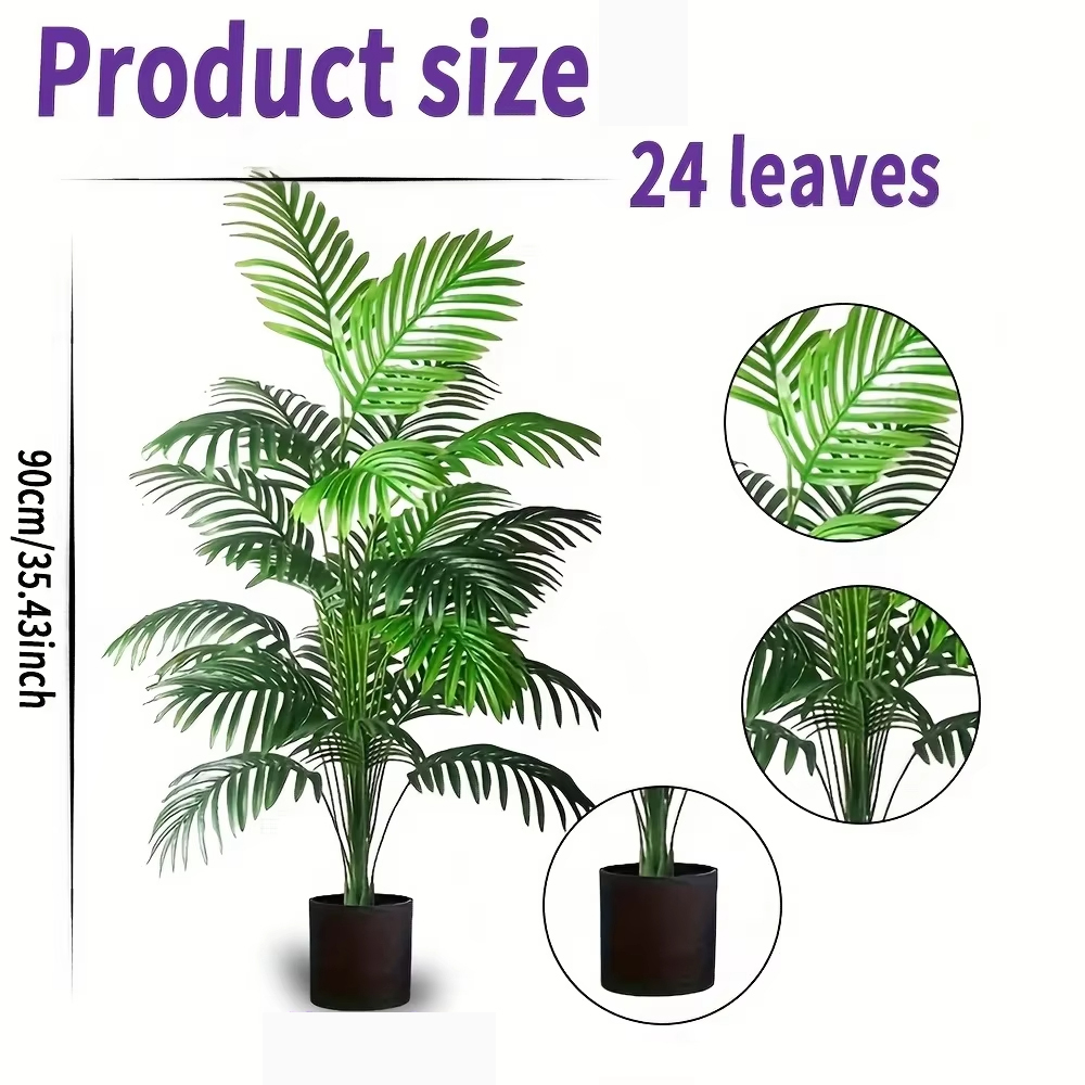 24 sztuki sztucznych roślin pa – Ficus Lyrata Tree recenzja i cena